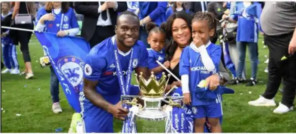 Chelsea Footballer, Victor Moses Marries Long Time Partner